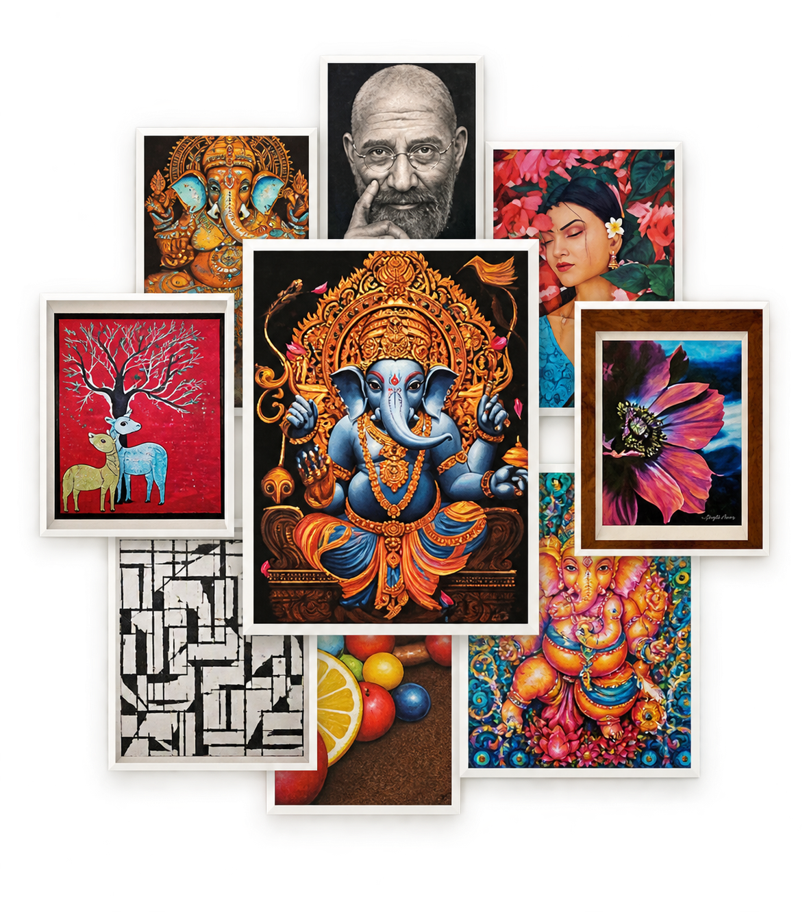 Deepti Aroura Artwork Collage